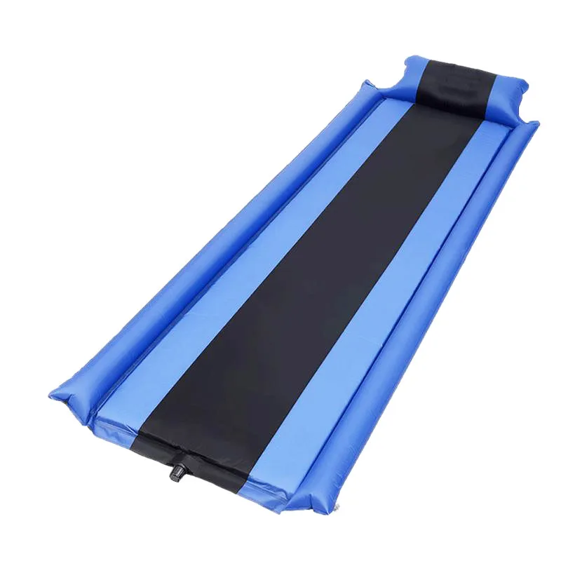 

Outdoor Camping Automatic Air Mattress Portable Single Pillow Mattress Automatic Inflatable Sponge Camping Mat Thickening Moistu