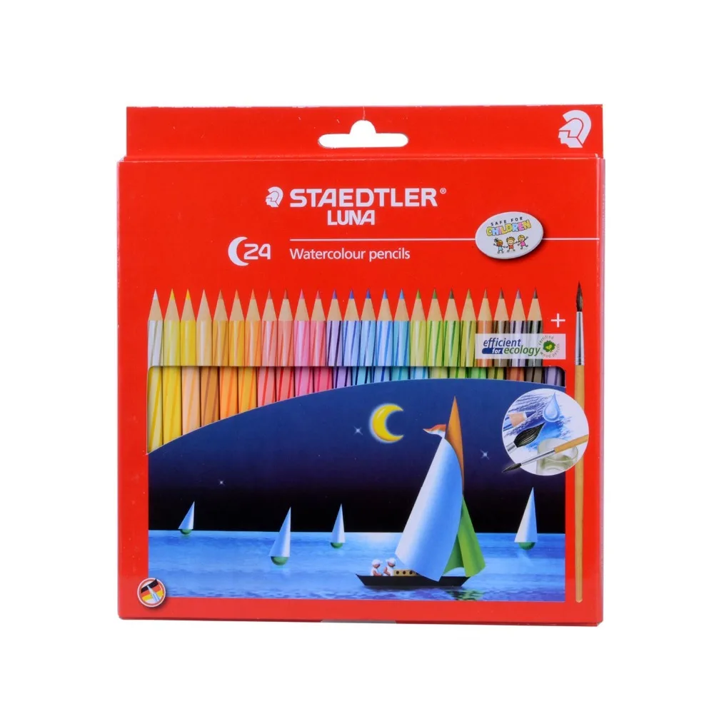 Набор цветных акварельных карандашей Staedtler 12/24/36 48 цветные карандаши для