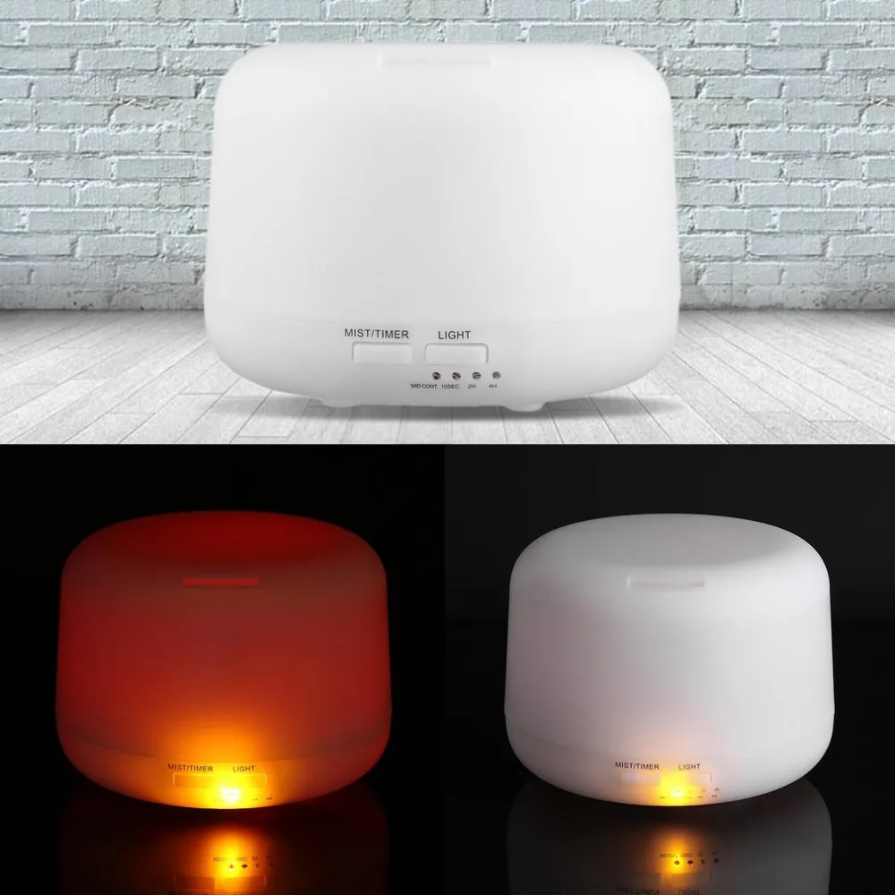 

Aroma Diffuser Ultrasonic Vibration Atomization Humidification Colorful Light Night Light Purify Air US EU Plug