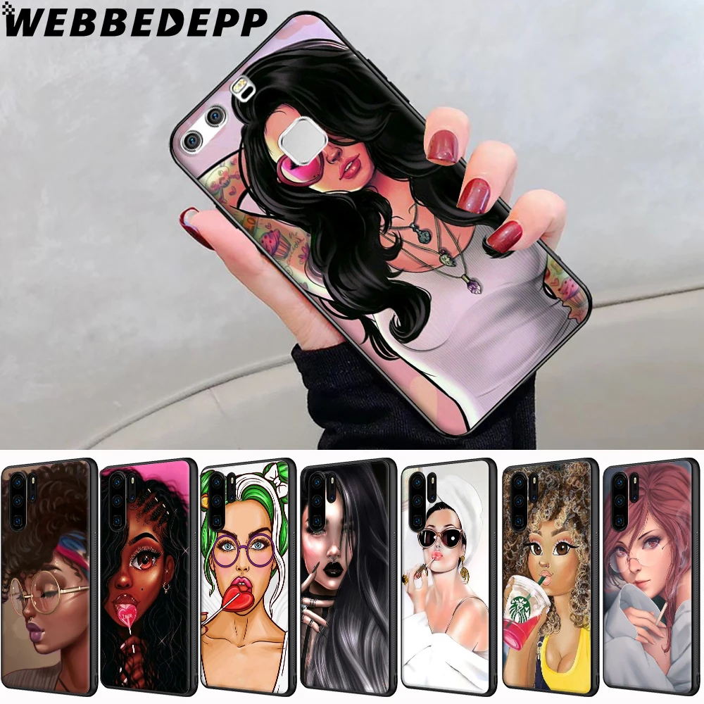Модная одежда для девочек мягкий чехол huawei P8 P9 P10 P20 P30 Lite Pro P Smart Z плюс Y6 Y7 Y9 Prime |