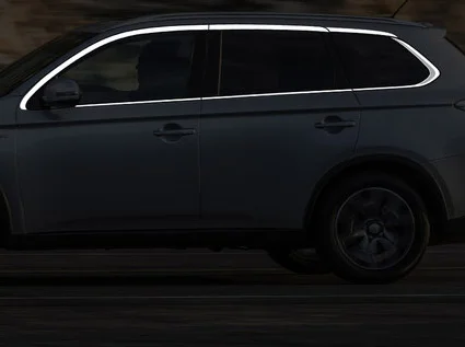 Нержавеющая сталь окна автомобиля планки для mitsubishi outlander 2013 - Цвет: 12 pcs trims 1