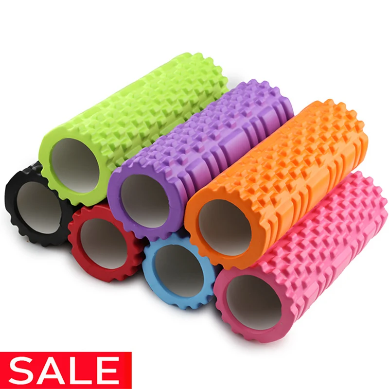 

Yoga Column Fitness Pilates Yoga Foam Roller blocks Train Gym Massage Grid Trigger Point Therapy Physio Exercise