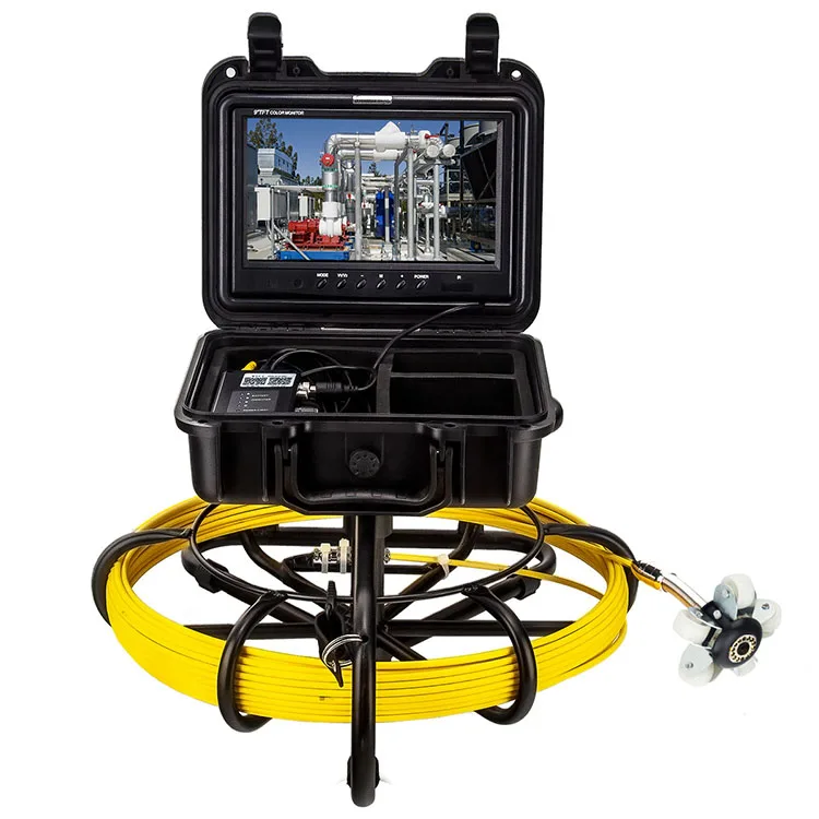 Industrial pipeline endoscope inspection camera for pipe system