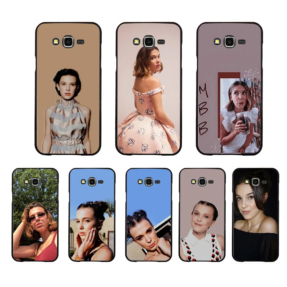 NBDRUICAI Millie Bobby коричневый Чехол черный мягкий чехол для телефона Samsung Galaxy J7 J8 J3 J4 J5 J6