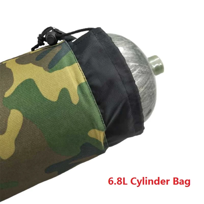 AC8004 6.8L High Pressure Cylinder Bag Scuba Diving Carbon Fiber Tank Pcp Air Rifle Gun Compressed Air Tank Black Bag Acecare carbon detector