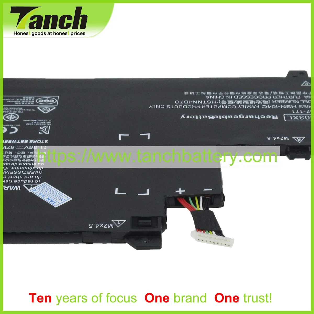 Bateria do Portátil para hp Tanch Om03xl 1gy30pa Hstnn-ib70 863280-855 863167-1b1 3 0m03xl 863176 -- 171 11.55v Celular 3icp5 - 55 122 - Imagem 4