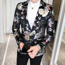 Blazer à carreaux de couleur pour homme, Slim, décontracté, tenue de soirée, de mariage, d'affaires 