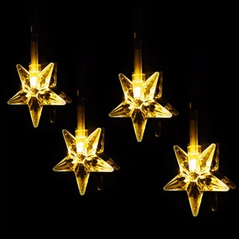 

LED Five-Pointed Star Curtain Light for Christmas Wedding Decor 220V Lighting String Multi 3.5M 100SMD