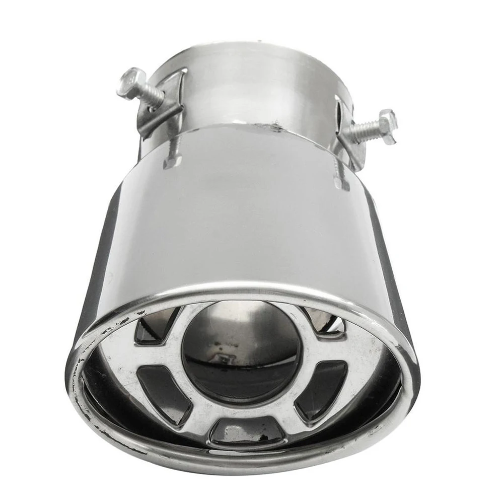 Universal Car Exhaust Tail Pipe Stainless Steel Round Auto Car Trim