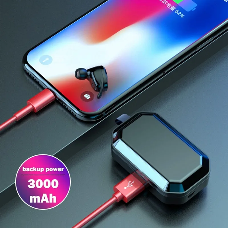 Мини X6 Bluetooth 5,0 сенсорное управление IPX6 водонепроницаемые Hi-Fi супербасы звук беспроводной быстрое подключение смарт-наушники всей системы