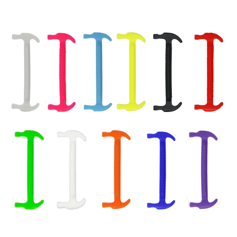 16PCS No tie Shoelaces Silicone Elastic Shoe Laces For Kids and Adult Sneakers Shoelace Quick Lazy Laces 12 Color Shoes trings