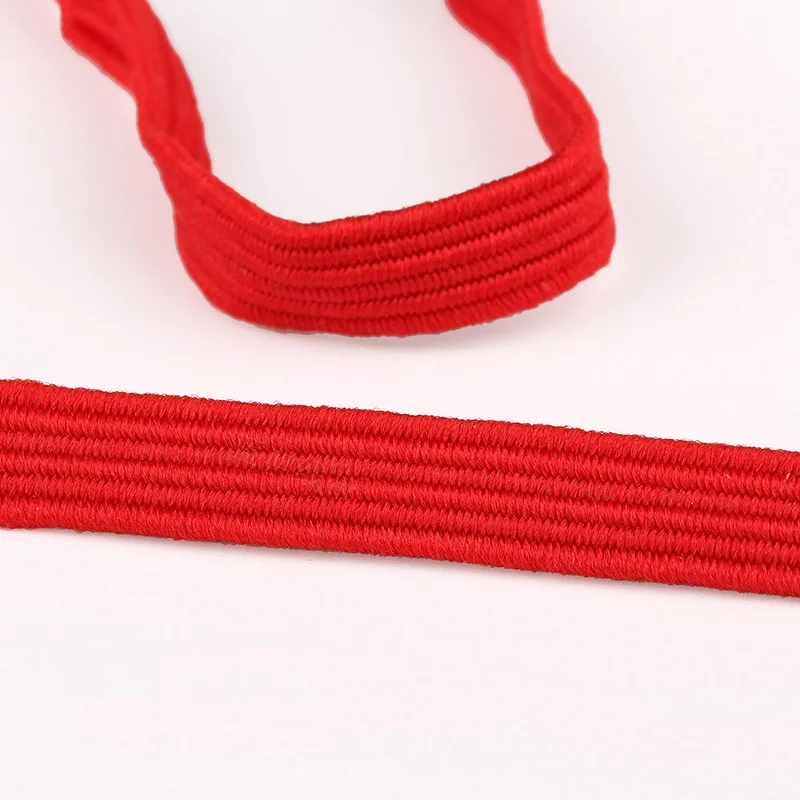 6 мм цветная эластичная лента 10 метров DIY швейная одежда бюстгальтеры подвязки брюки лента ремесла материалы Поставки