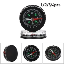 Портативный мини точный компас практическое руководство Открытый Кемпинг Туризм Северная навигация Кнопка выживания дизайн молния тянуть компас