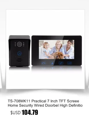 3,5 ЖК-экран T115 дверной звонок, цифровой дверной глазок, камера, дверной глазок, видео запись, 120 градусов, ночное видение