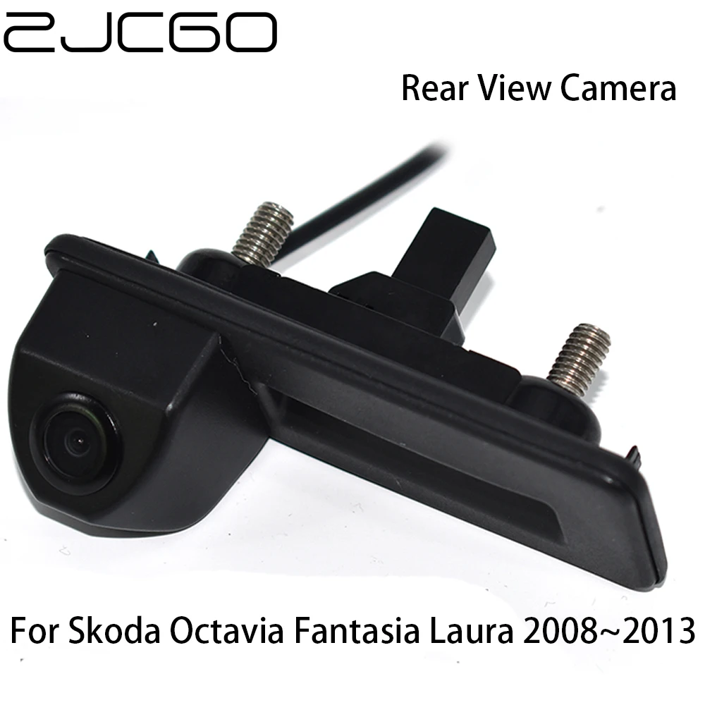 ZJCGO HD CCD камера заднего вида для багажника с ручкой ночного видения для Skoda Octavia Fantasia Laura 2008~ 2013
