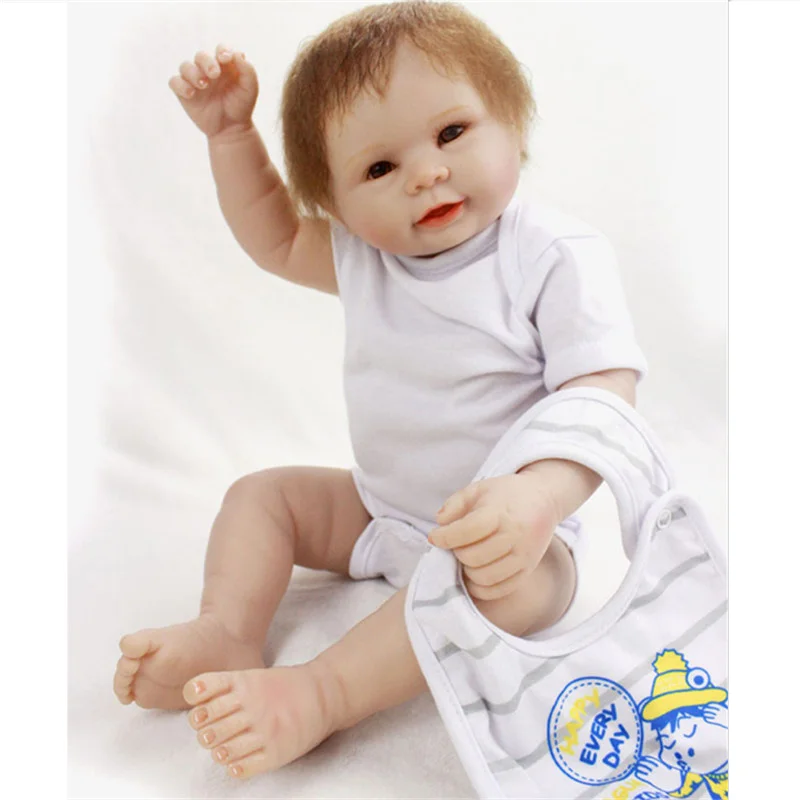 20 дюймов Boneca Reborn Menino реалистичный ребенок Reborn силиконовый Полный корпус Reborn для маленьких мальчиков Bebe Boneca Купание Игрушки Подарки Brinquedos