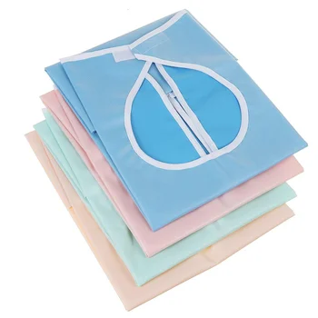

Large Waterproof PVC Seniors Adult Bib Adult Dinner Bib Protector Disability Aid Clothes Washable Adjustable Dining Apron