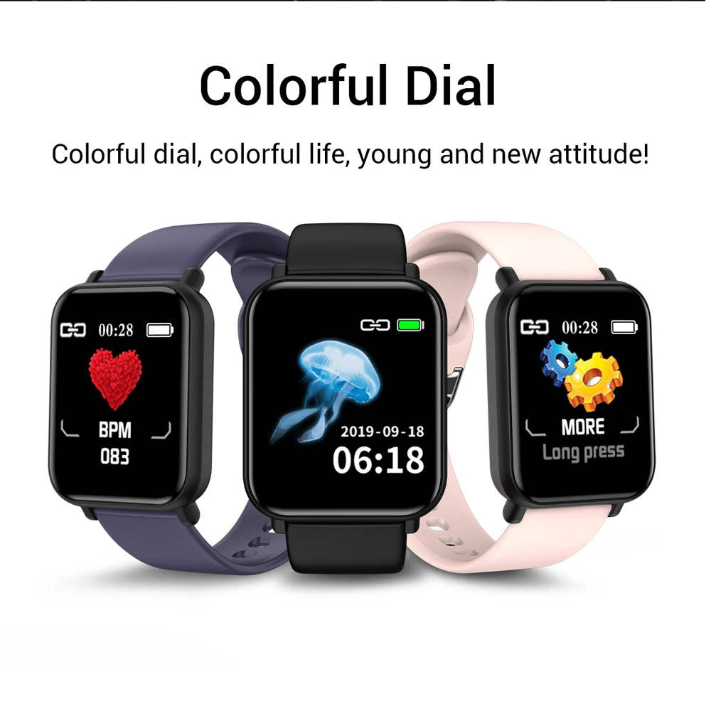  SENBONO Women Men Smart Watch For Android Apple Watch IP68 Waterproof Heart Rate Blood Pressure Sma - 4000324668637