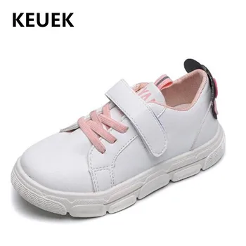 

New Sprng/Autumn Children Shoes Girls Boys Casual Sneakers Student Baby Toddler PU Leather Kids Sports Shoes 018