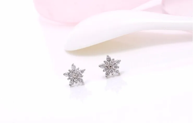 Женские серьги из серебра 925 пробы с фианитами|earrings prom|earring boxearrings pink |