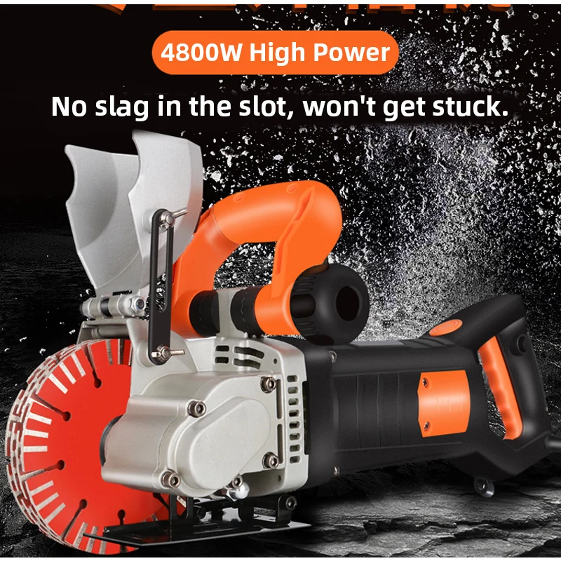 Electric Wall Chaser Groove Cutting Machine Wall slotting machine Steel Concrete cutting machine 4.8KW 220V Electric Wall Chaser Groove Cutting Machine Wall slotting machine Steel Concrete cutting machine 4.8KW 220V