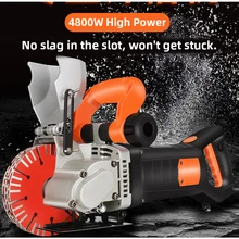 Electric Wall Chaser Groove Cutting Machine Wall slotting machine Steel Concrete cutting machine 4.8KW 220V Electric Wall Chaser Groove Cutting Machine Wall slotting machine Steel Concrete cutting machine 4.8KW 220V