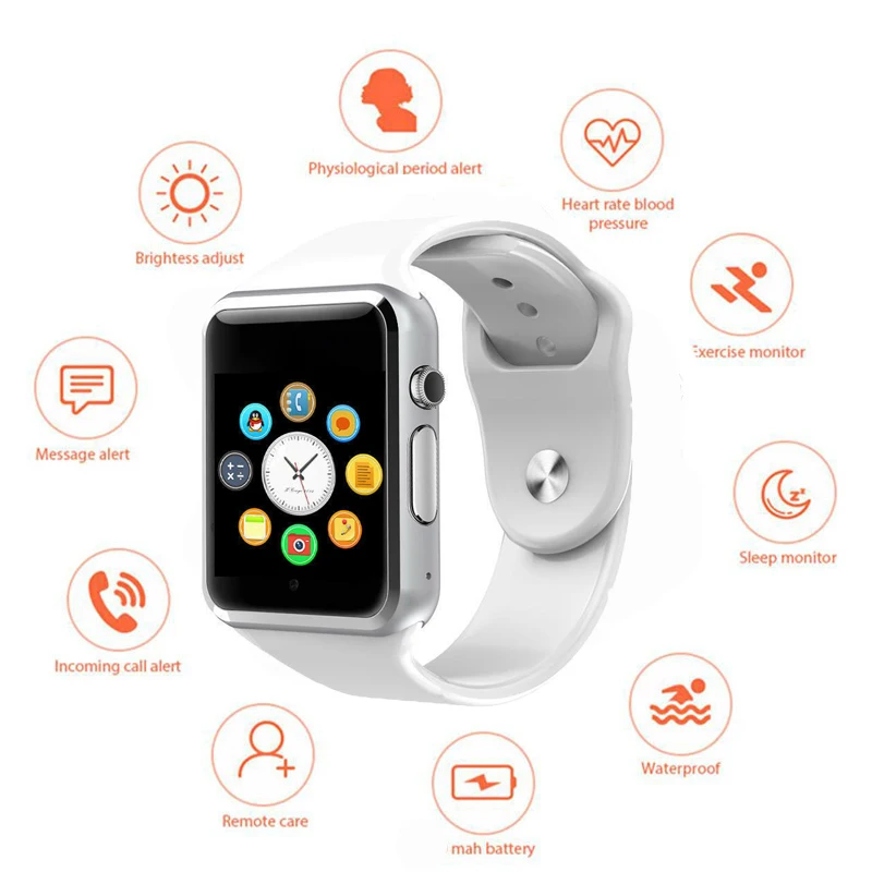 A1 Top New Watch Bluetooth Smart Watch Sports Pedometer With SIM Camera Smart Watch Children Child Baby Android Smartphone