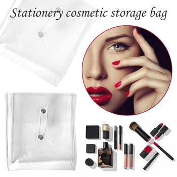 

Transparent Makeup Bag Organizer Case Portable Travel Cosmetics Beauty Toiletries Wash Storage Pouch