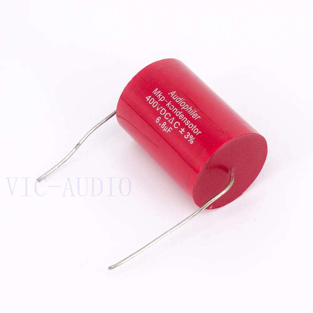 Конденсатор Audiophiler Mkp конденсатор с алюминиевой крышкой 6 8 мкФ 400V DC 3% HI FI Лихорадка