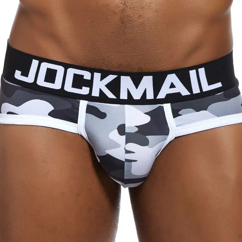 Камуфляжные мужские брифы бикини JOCKMAIL трусы из полиэстера дышащее нижнее белье