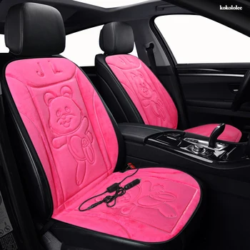 

kokololee 12V Heated car seat cover For lada 2114 granta xray vesta sw cross kalina kalina accessories covers for vehicle seats