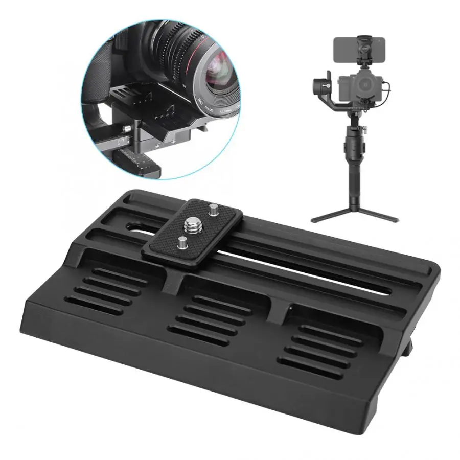 Офсетная плата для камеры DJI Ronin S стабилизатор подходит для BMPCC 4K камеры Быстрая Монтажная пластина для видеосъемки VLOG