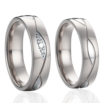 

1 pair 18k gold filled vintage men women wedding rings for couples love alliance stainless steel jewelry marraige finger ring