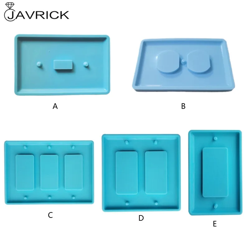 

Crystal Epoxy Resin Mold Switch Socket Panel Silicone Mould DIY Crafts Decoration Making Tools
