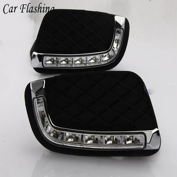 

Car Flashing 1 Set For Mercedes Smart fortwo 2008 2009 2010 2011 LED DRL Daytime Running Lights Daylight Waterproof Fog Lamp