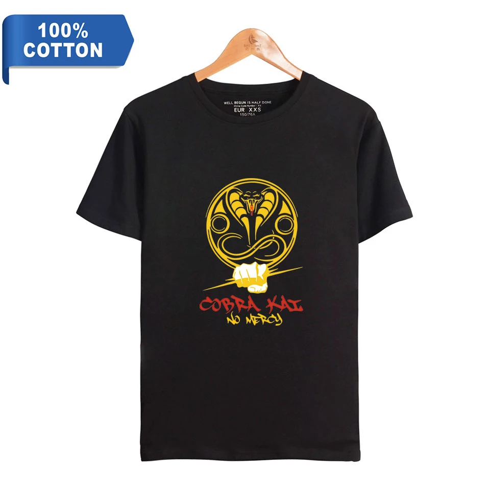 cobra kai New 2019 Kpops Five Senses 2D Print T-shirt Men Clothes Hot Sale Tops Short Sleeve T Shirts Plus Size 4XL