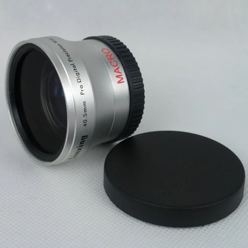 High Resolution Camera Camcorder Lens 40.5mm 0.45X TELE Telephoto LENS for Camcorder 40.5 mm 0.45X Silver lens