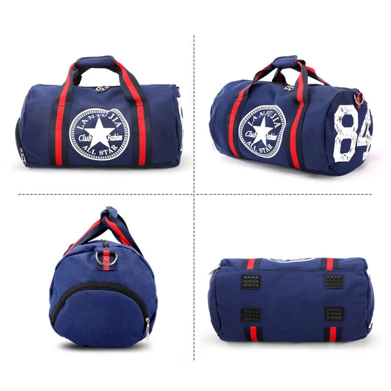 Canvas Sports Bag Training Gym Bag Men Woman Fitness Bags Durable Multifunction Handbag Outdoor Sporting Tote For Male