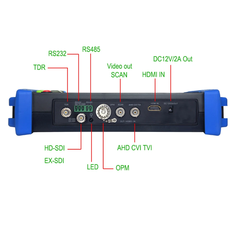 7 дюймов IPC Тесты монитор H.265 4 K IP 8MP TVI CVI 5MP AHD Камера Тесты er детектор для безопасности CCTV камеры тестер с HDMI Определитель местоположения кабеля