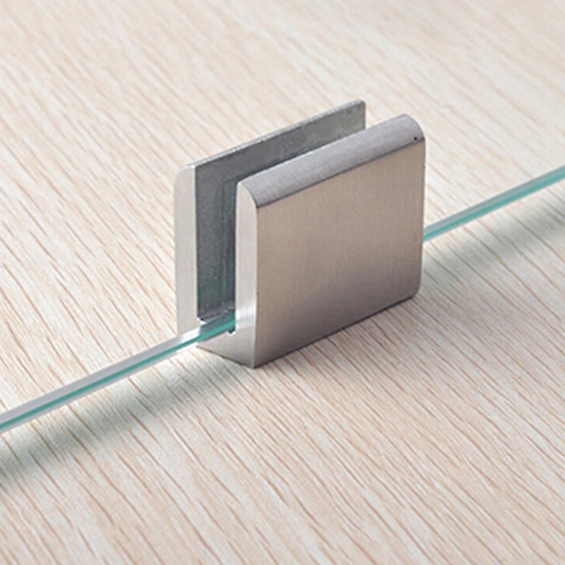 High Quality Stainless Steel Glass Clips Adjustable Wall Mounted Glass Shelf Clamp Bracket Glass Holder Glass Clamps Aliexpress