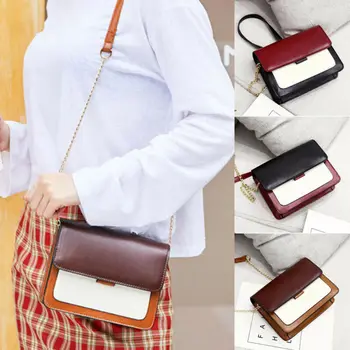 

Newest Women Ladies Fashion Crossbody Leather Shoulder Bag Tote Purse Handbag Satchel PU Flap Girls Handbags 3 Colors Bags