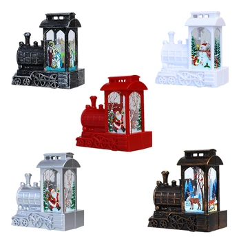 

Christmas Night Lights Train Head Candle Light Children's Night Light Toy Christmas Decorations New Year 2021 Creative Gift Lamp