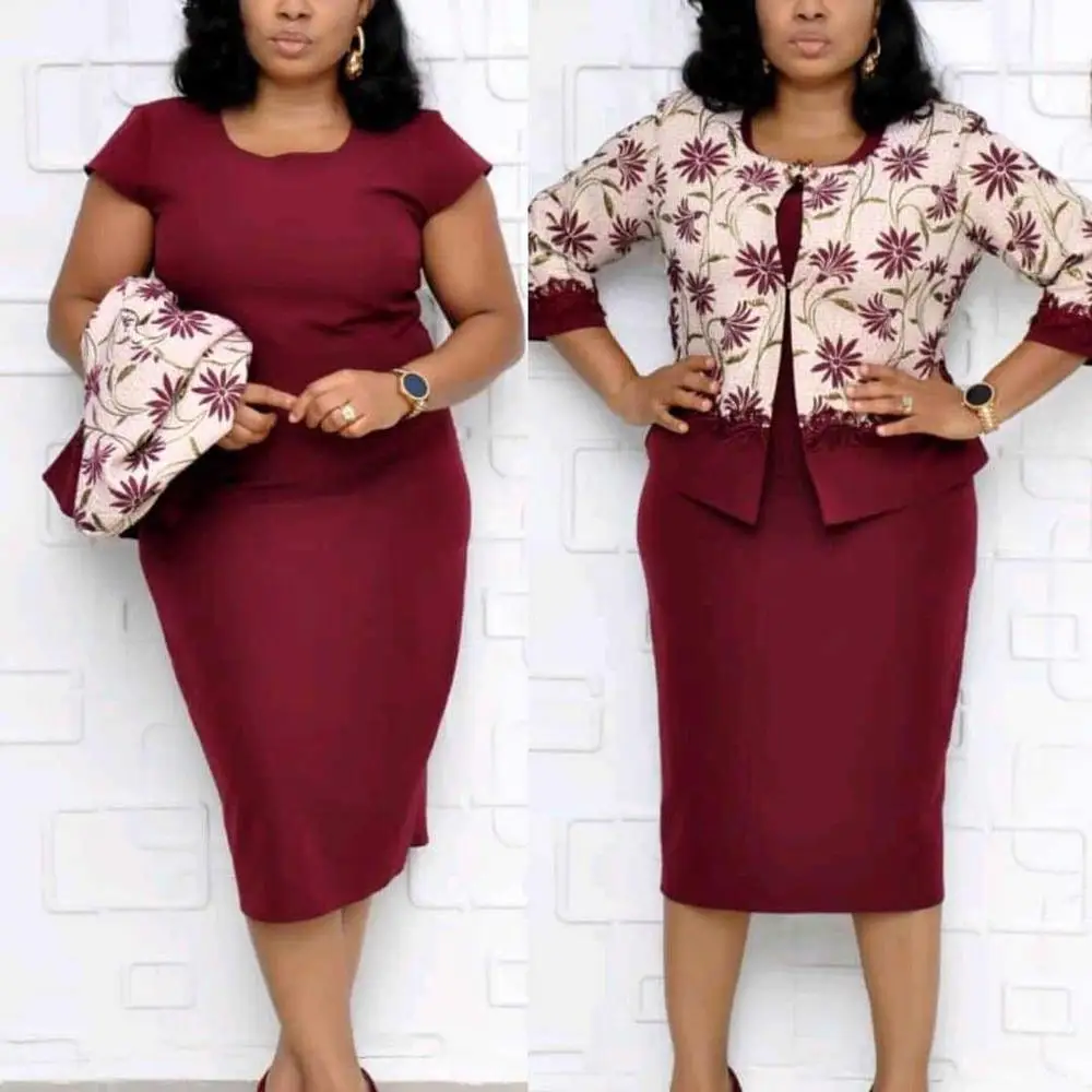 

New African Women clothing Dashiki fashion Super fabrics printing dress two-piece set size XL- 4XL XL516