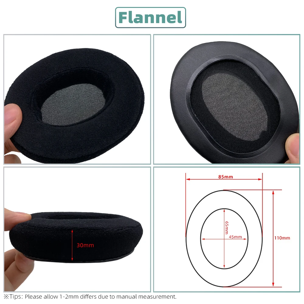 Earpads para Corsair Fone de Ouvido Whiyo Macio Veludo Substituição Hs50 Hs60 Hs70 Pro Almofada Capa Pára-choques Almofadas Hs35 - Image 6