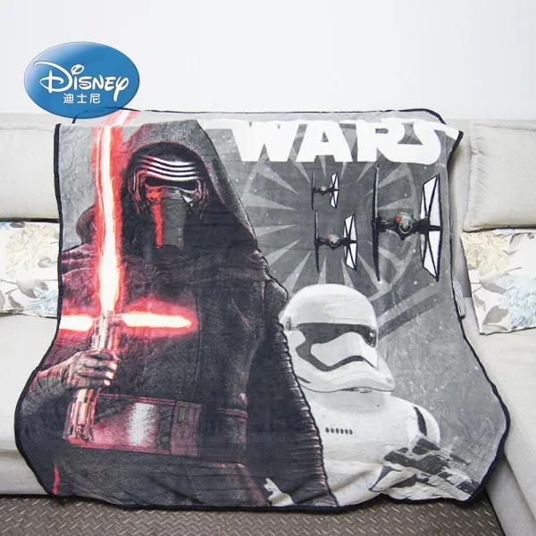 Дисней серый черный Звездные войны Черная пантера Коралловое Флисовое одеяло покрывало на кровать для мальчиков Декор для спальни 120x150 см подарок на день рождения - Цвет: Star Wars 2