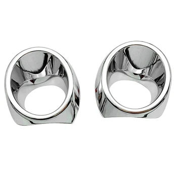 

2Pcs ABS Chrome Exterior Front Fog Light Cover Trims Decoration for Honda Pilot 2019 2020