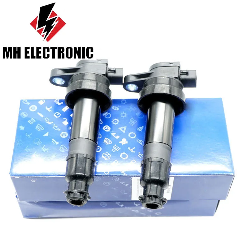 MH ELECTRONIC 2 шт./лот катушка зажигания 27301 2B000 273012B000 для Hyundai Accent I20 I30 Elantra Kia Rio Ceed Soul 1 6 л