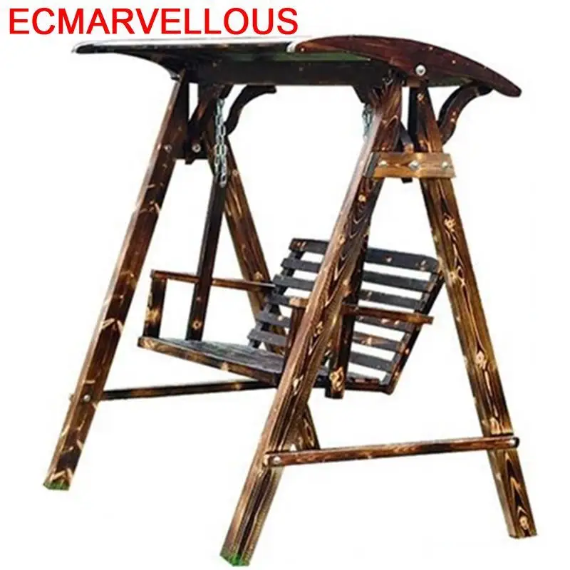 Tuinmeubelen Balkon Chaise Columpio Salincak Retro Wooden Garden Hanging Outdoor Furniture Salon Mueble De Jardin Swing Chair