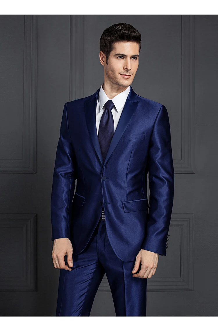 2023 Men Suits Wedding Slim Fit Formal Business Suits Fashion Dinner Male Suit 2 Pieces Tuxedo Party Suits Jacket with Pants 3