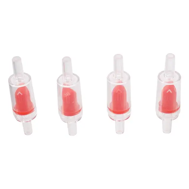 5 Db Egyirányú Nem Visszatérés 4 Mm-Es Ellenőrző Szelep Tartós Akvárium Otthoni Haltartály-Öntözőszivattyú Csatlakozók - Image 5